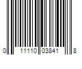 Barcode Image for UPC code 011110038418