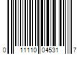 Barcode Image for UPC code 011110045317