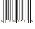 Barcode Image for UPC code 011110115119