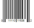 Barcode Image for UPC code 011110115362