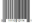 Barcode Image for UPC code 011110121141