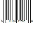 Barcode Image for UPC code 011110125866