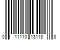 Barcode Image for UPC code 011110131188