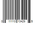 Barcode Image for UPC code 011110134295