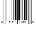 Barcode Image for UPC code 011110136190