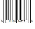 Barcode Image for UPC code 011110143228