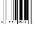 Barcode Image for UPC code 011110316547