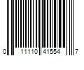 Barcode Image for UPC code 011110415547