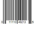 Barcode Image for UPC code 011110492135