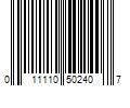 Barcode Image for UPC code 011110502407