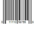 Barcode Image for UPC code 011110587558