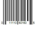 Barcode Image for UPC code 011110601605