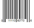 Barcode Image for UPC code 011110607706