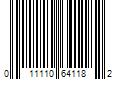 Barcode Image for UPC code 011110641182