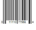 Barcode Image for UPC code 011110779984