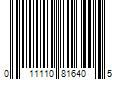 Barcode Image for UPC code 011110816405