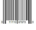 Barcode Image for UPC code 011110878700