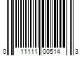 Barcode Image for UPC code 011111005143