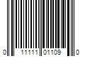 Barcode Image for UPC code 011111011090