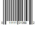 Barcode Image for UPC code 011111013582