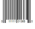 Barcode Image for UPC code 011111013650