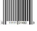 Barcode Image for UPC code 011111014909