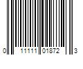 Barcode Image for UPC code 011111018723