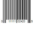 Barcode Image for UPC code 011111024205