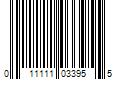 Barcode Image for UPC code 011111033955