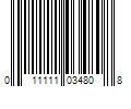 Barcode Image for UPC code 011111034808