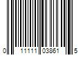 Barcode Image for UPC code 011111038615