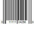 Barcode Image for UPC code 011111042568. Product Name: Unilever Dove Invigorating Long Lasting Gentle Women s Body Wash Aloe & Eucalyptus All Skin Type  30.6 fl oz