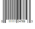 Barcode Image for UPC code 011111047693