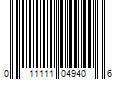 Barcode Image for UPC code 011111049406