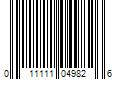 Barcode Image for UPC code 011111049826