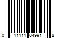 Barcode Image for UPC code 011111049918