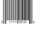 Barcode Image for UPC code 011111051249