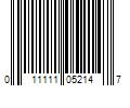 Barcode Image for UPC code 011111052147