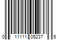 Barcode Image for UPC code 011111052376