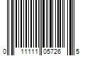 Barcode Image for UPC code 011111057265