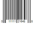 Barcode Image for UPC code 011111216488