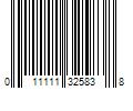 Barcode Image for UPC code 011111325838