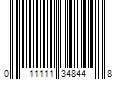 Barcode Image for UPC code 011111348448