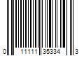 Barcode Image for UPC code 011111353343