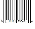 Barcode Image for UPC code 011111396494