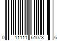 Barcode Image for UPC code 011111610736