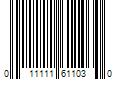 Barcode Image for UPC code 011111611030