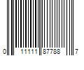 Barcode Image for UPC code 011111877887