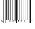 Barcode Image for UPC code 011112711111