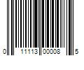 Barcode Image for UPC code 011113000085